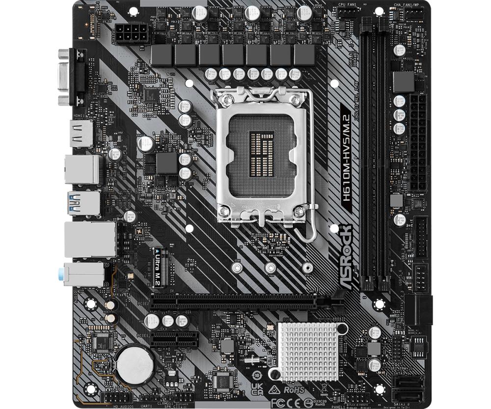 ASROCK Intel H610 LGA1700 MicroATX