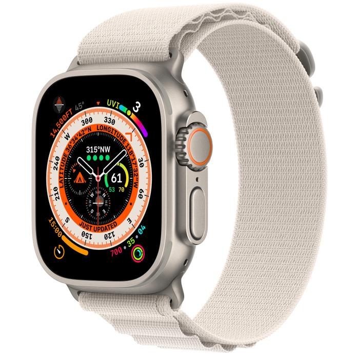 SMARTWATCH ULTRA 49MM CELL./TITANIUM/STARLIGHT MQFR3 APPLE
