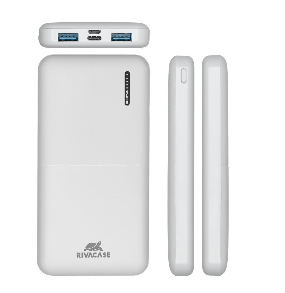 POWER BANK USB 10000MAH/VA2532 WHITE RIVACASE