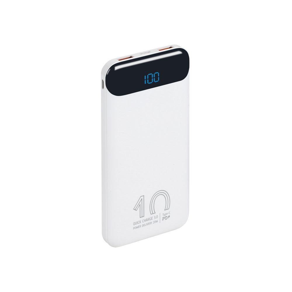 POWER BANK USB 10000MAH/VA2540 WHITE RIVACASE