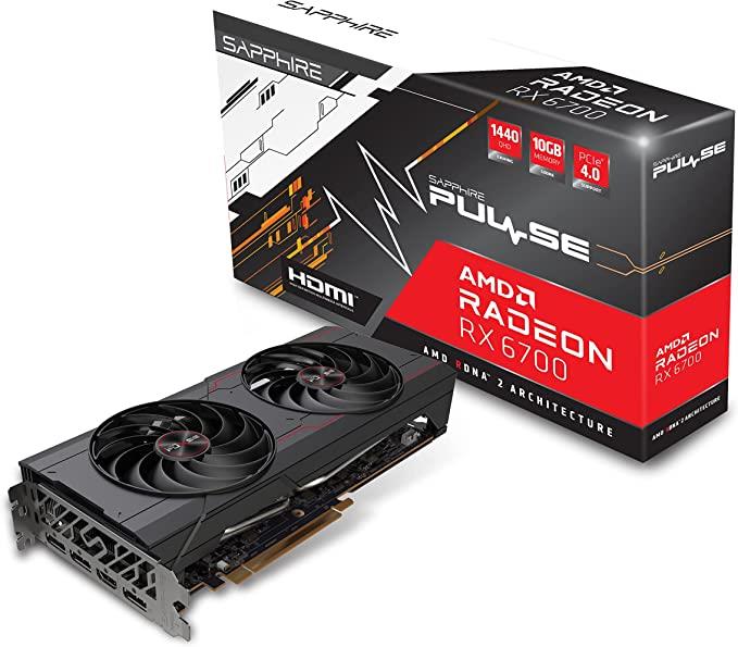 Graphics Card SAPPHIRE AMD Radeon RX 6700 10 GB