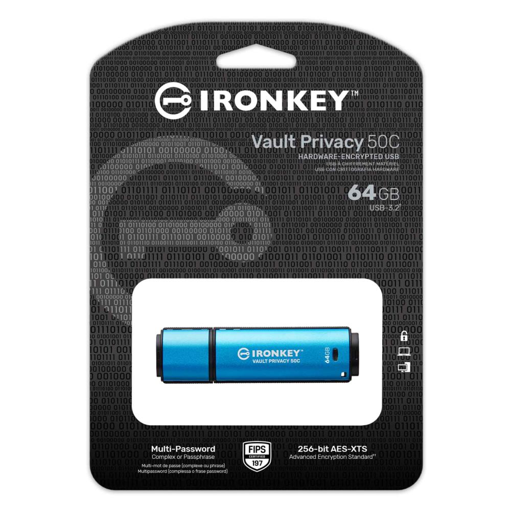 MEMORY DRIVE FLASH USB-C 64GB/IKVP50C/64GB KINGSTON