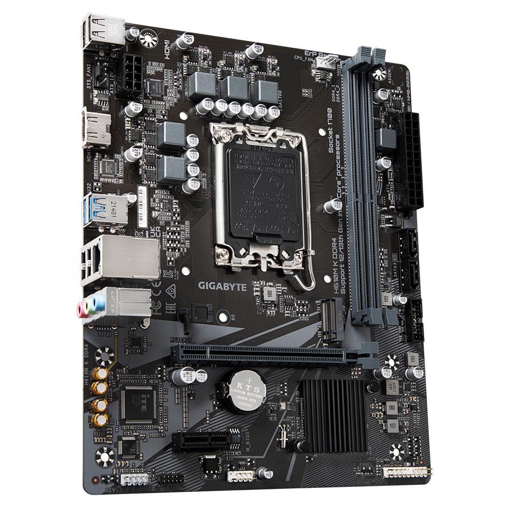 GIGABYTE Intel H610 LGA1700 Micro-ATX