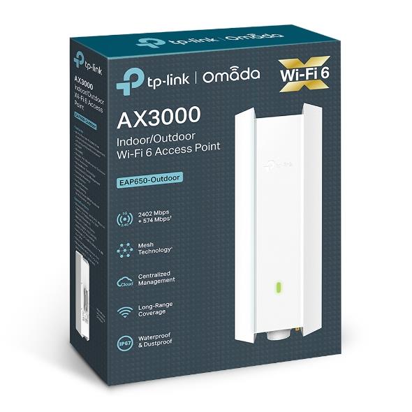 WRL ACCESS POINT 3000MBPS/EAP650-OUTDOOR TP-LINK