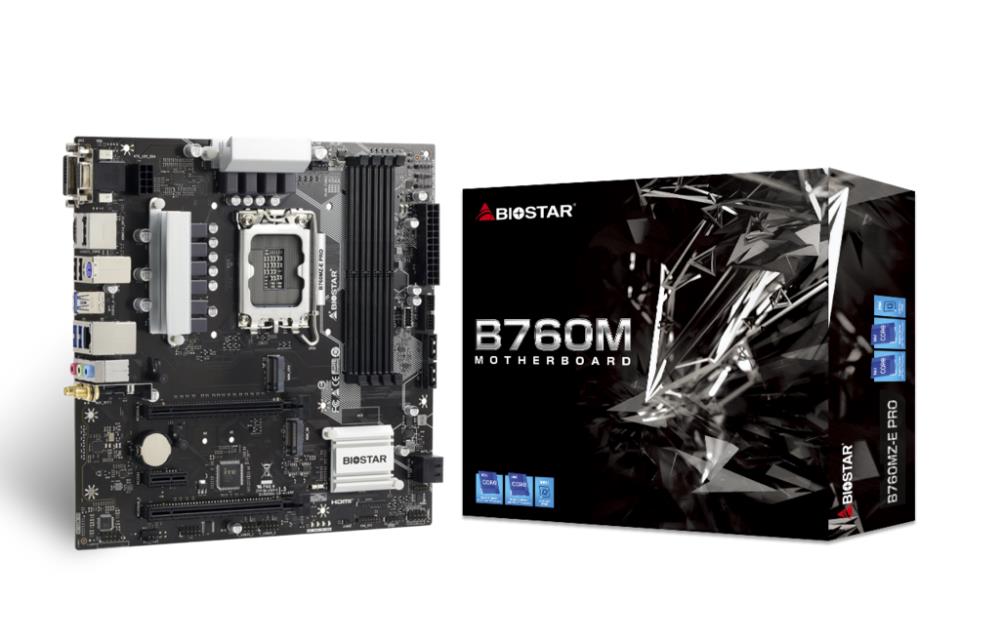 BIOSTAR Intel B760 Express LGA1700 Micro-ATX