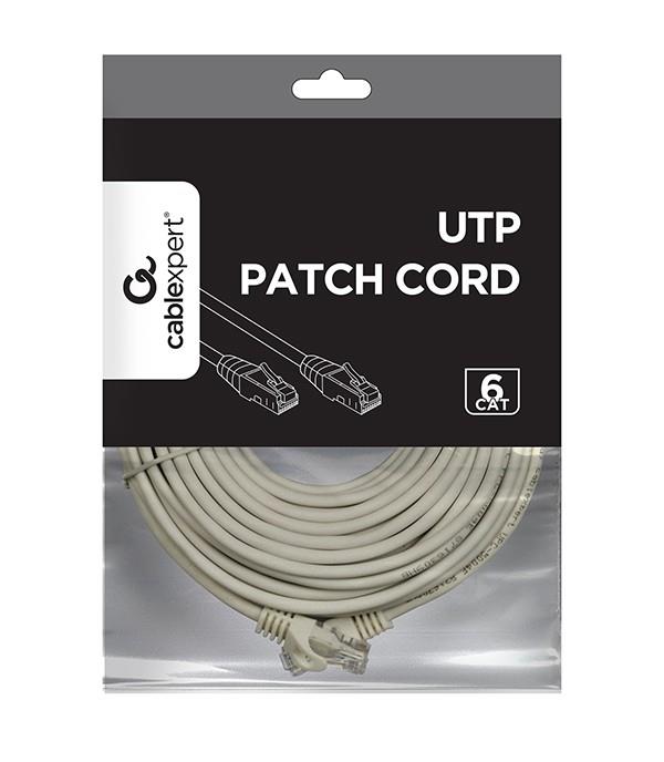 PATCH CABLE CAT6 UTP 20M/GREY PP6U-20M GEMBIRD