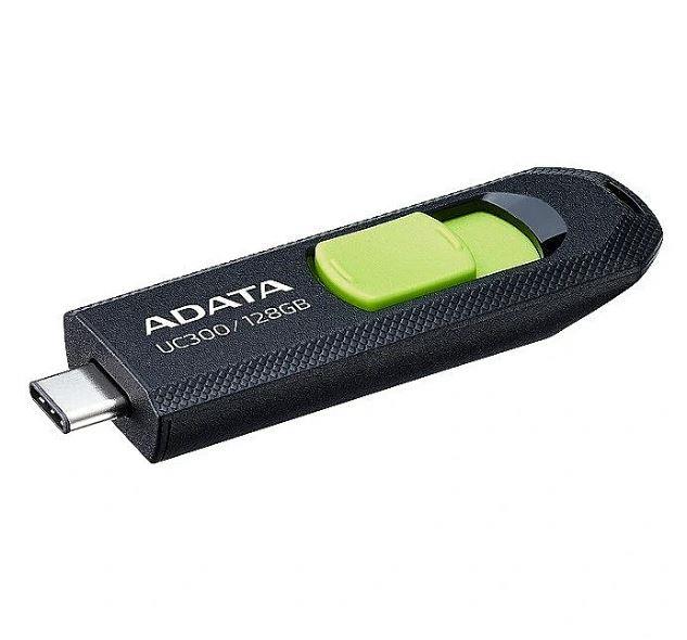 MEMORY DRIVE FLASH USB-C 128GB/ACHO-UC300-128G-RBK/GN ADATA