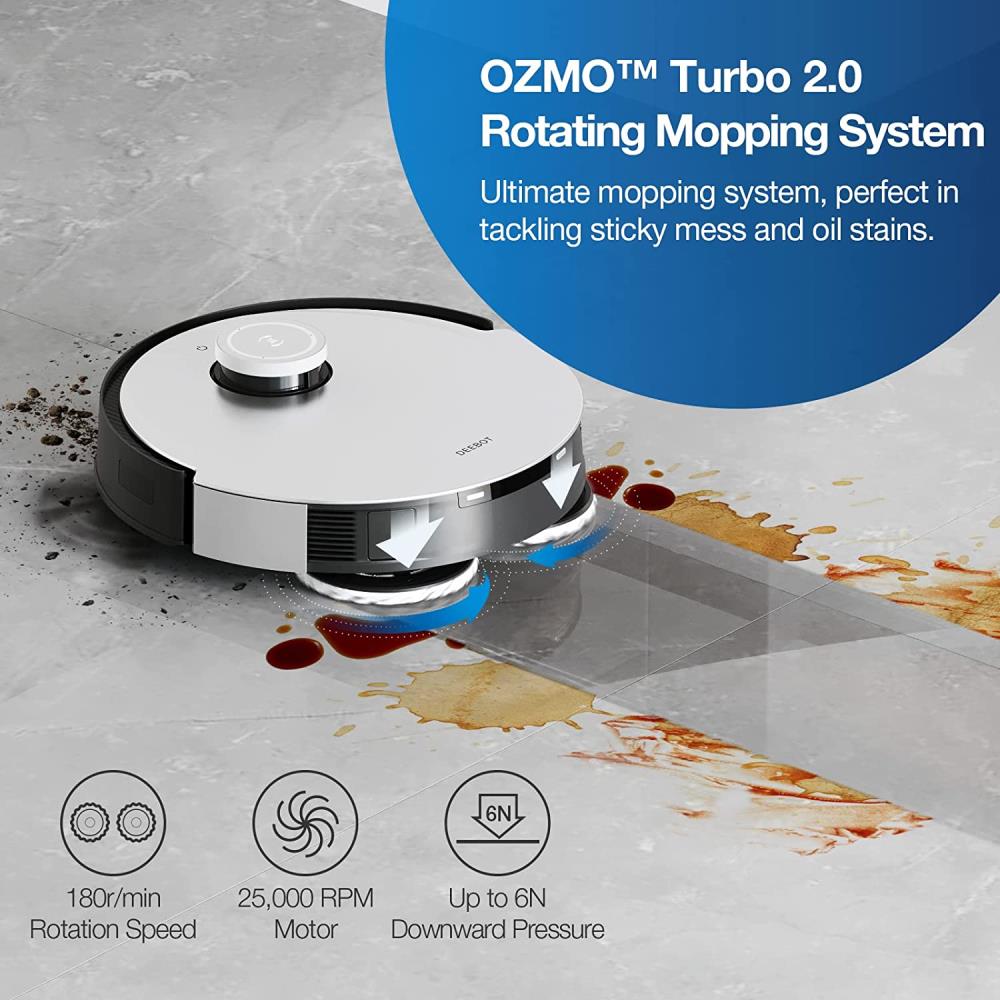 VACUUM CLEANER ROBOT/DEEBOT X1 OMNI ECOVACS
