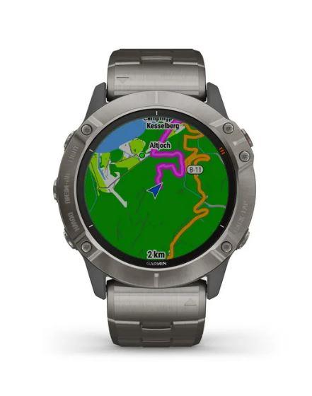 SMARTWATCH FENIX 6X PRO SOLAR/TITANIUM 010-02157-24 GARMIN