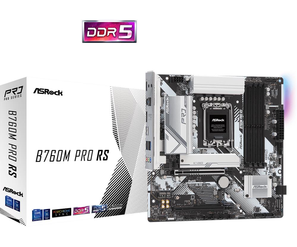 ASROCK Intel B760 Express LGA1700 Micro-ATX