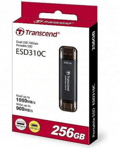 MEMORY DRIVE FLASH USB3 256GB/TS256GESD310C TRANSCEND