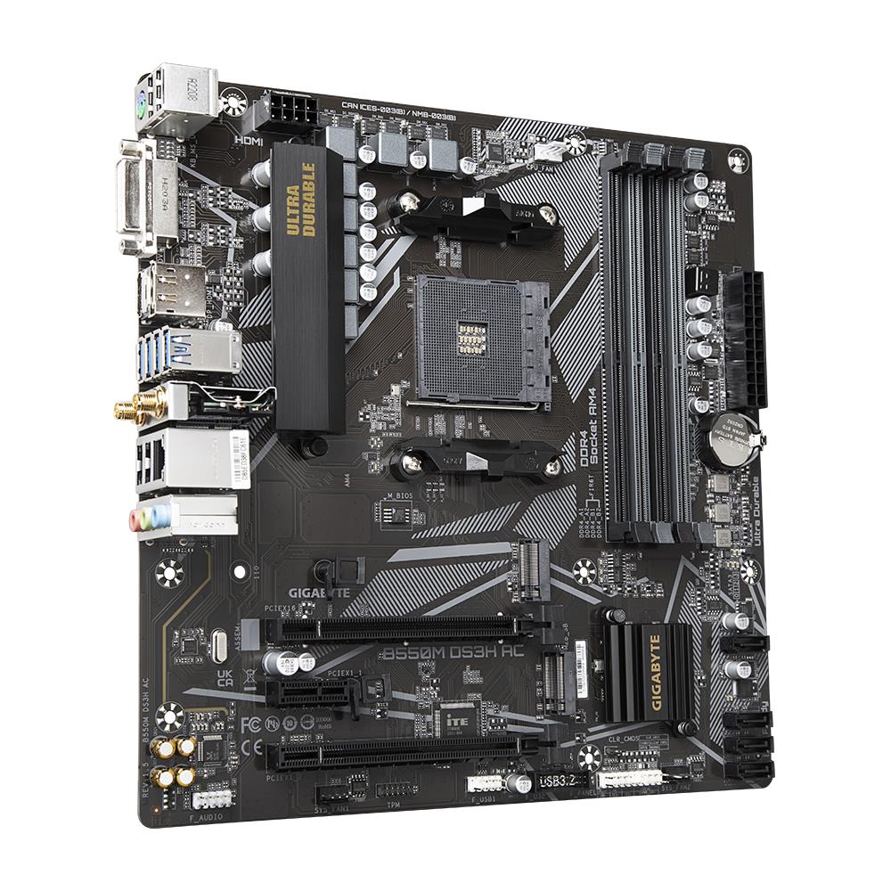 GIGABYTE AMD B550 SAM4 Micro-ATX