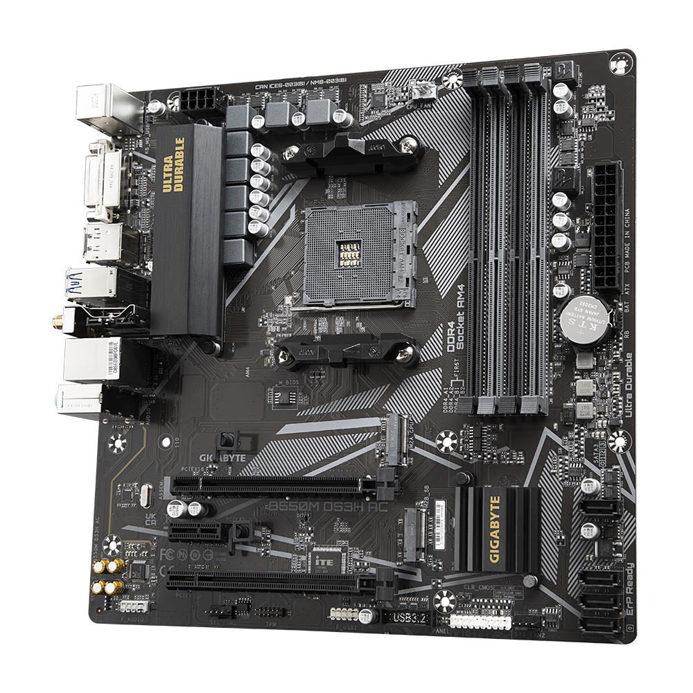 GIGABYTE AMD B550 SAM4 Micro-ATX