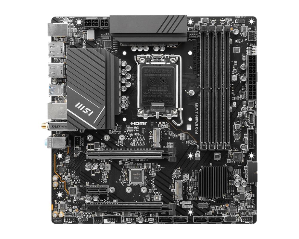 MB B760 S1700 MATX/PRO B760M-A WIFI MSI