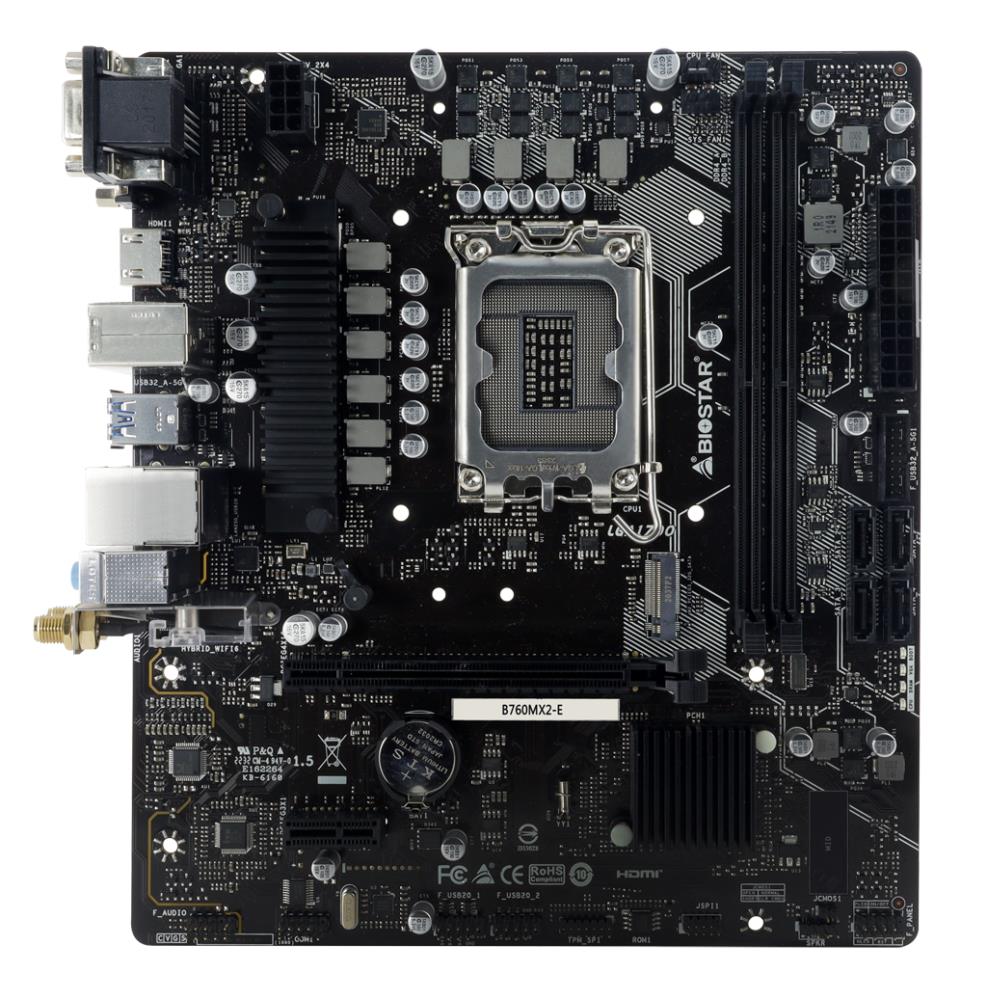 BIOSTAR Intel B760 Express LGA1700 Micro-ATX