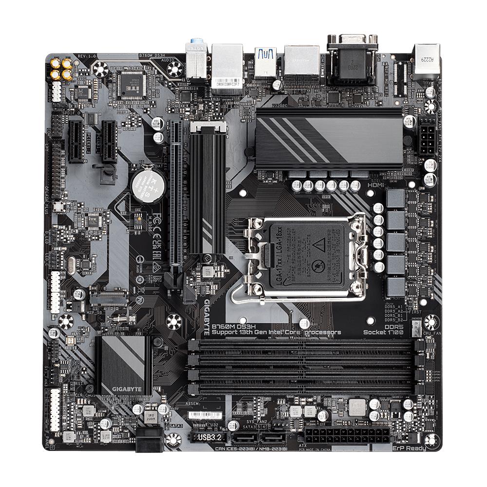 GIGABYTE Intel B760 Express LGA1700 Micro-ATX