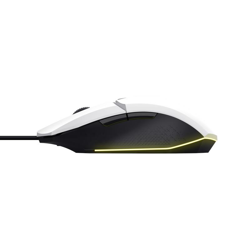 MOUSE USB OPTICAL GAMING WHITE/GXT 109W FELOX 25066 TRUST