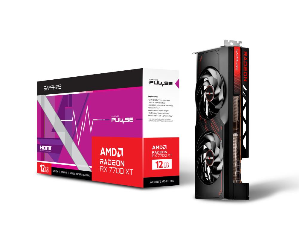 SAPPHIRE AMD Radeon RX 7700 XT 12 GB GDDR6