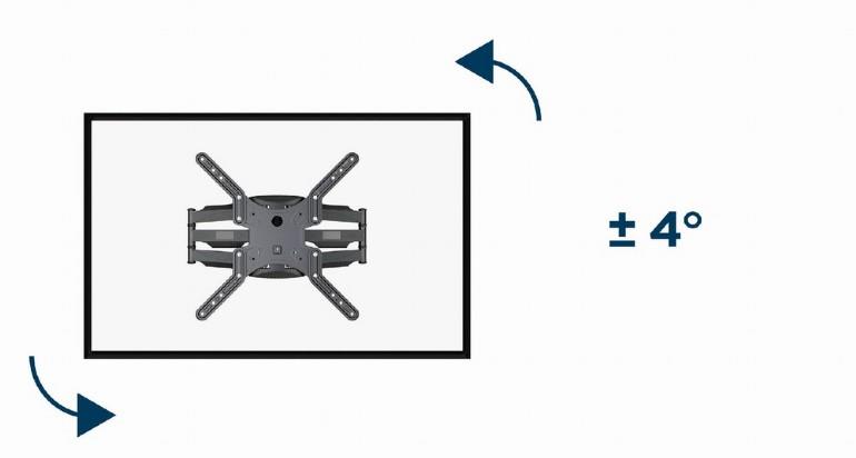 TV SET ACC WALL MOUNT 32-60"/WM-60ST-01 GEMBIRD