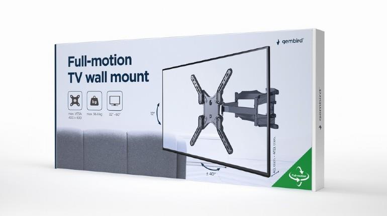 TV SET ACC WALL MOUNT 32-60"/WM-60ST-01 GEMBIRD