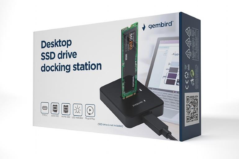 SSD ACC DOCK STATION USB-C M.2/DD-U3M2 GEMBIRD