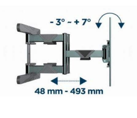 TV SET ACC WALL MOUNT 40-80"/WM-80ST-01 GEMBIRD