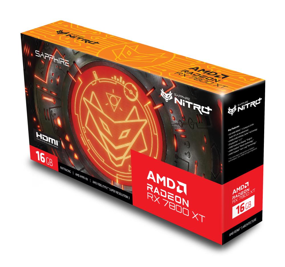 SAPPHIRE AMD Radeon RX 7800 XT 16 GB GDDR6