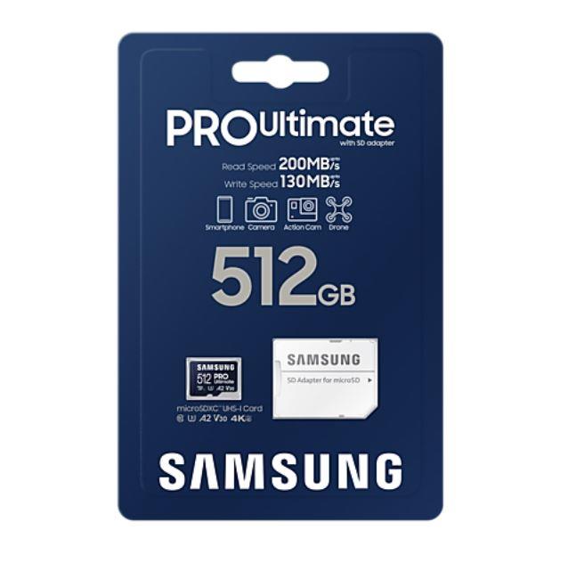 MEMORY MICRO SDXC 512GB/W/ADAPT. MB-MY512SA/WW SAMSUNG