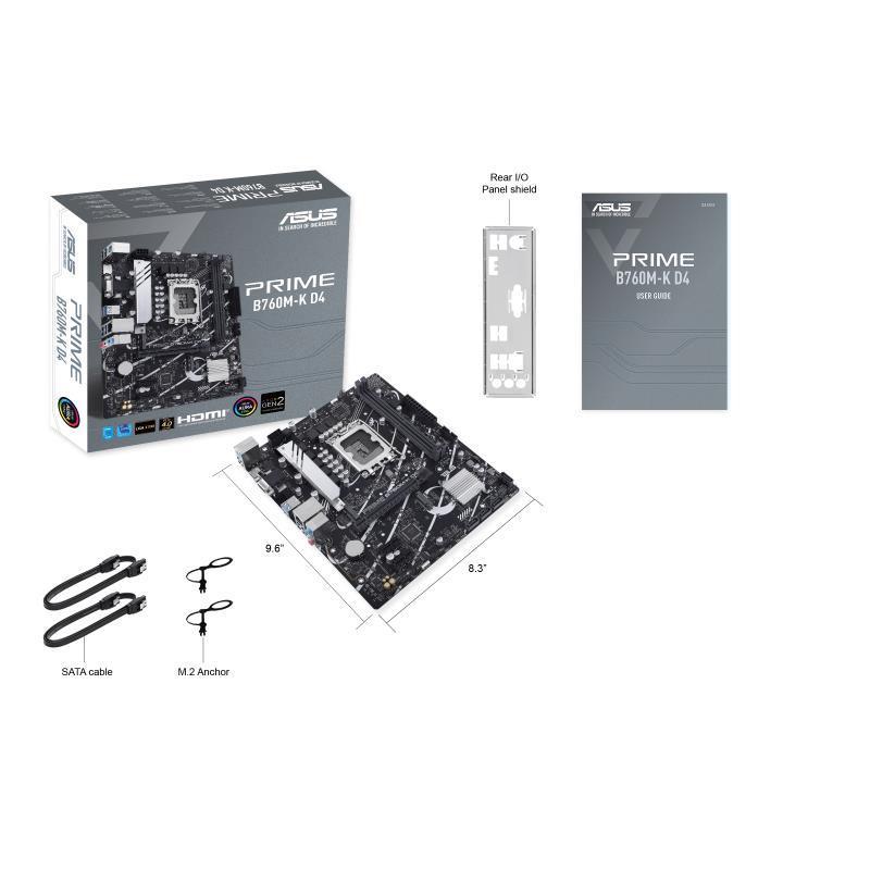 ASUS Intel B760 Express LGA1700 Micro-ATX