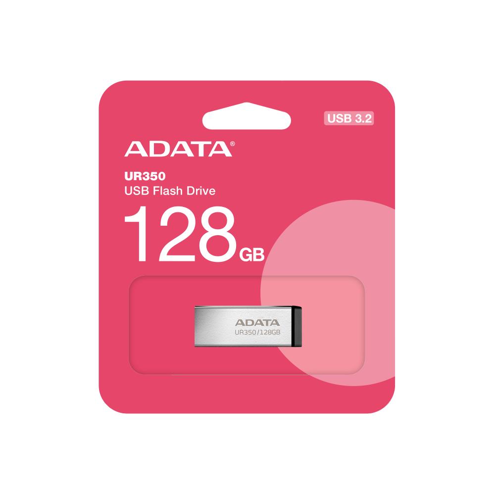 MEMORY DRIVE FLASH USB3.2 128G/BLACK UR350-128G-RSR/BK ADATA