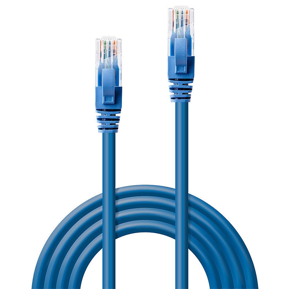 CABLE CAT6 U/UTP 0.5M/BLUE 48016 LINDY