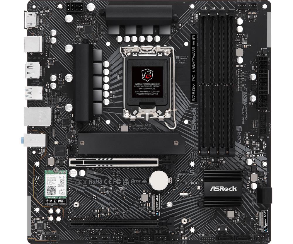 ASROCK Intel B760 Express LGA1700 Micro-ATX