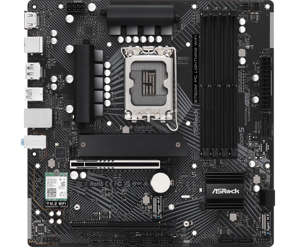 ASROCK Intel B760 Express LGA1700 Micro-ATX