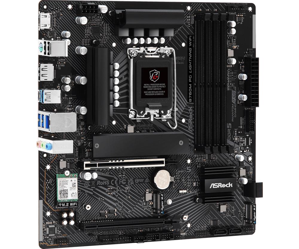 ASROCK Intel B760 Express LGA1700 Micro-ATX