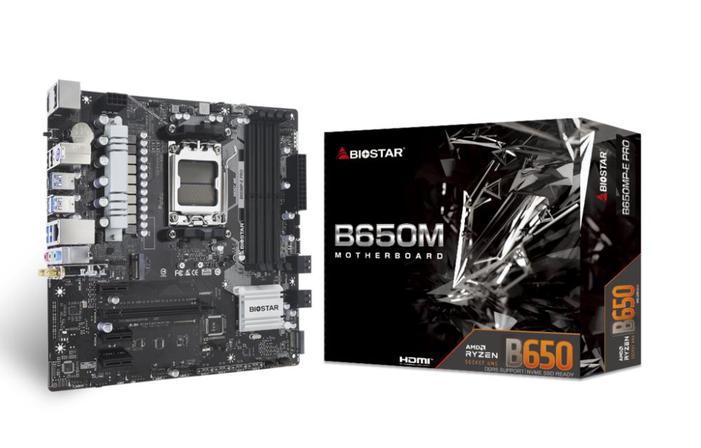 BIOSTAR AMD B650 SAM5 Micro-ATX