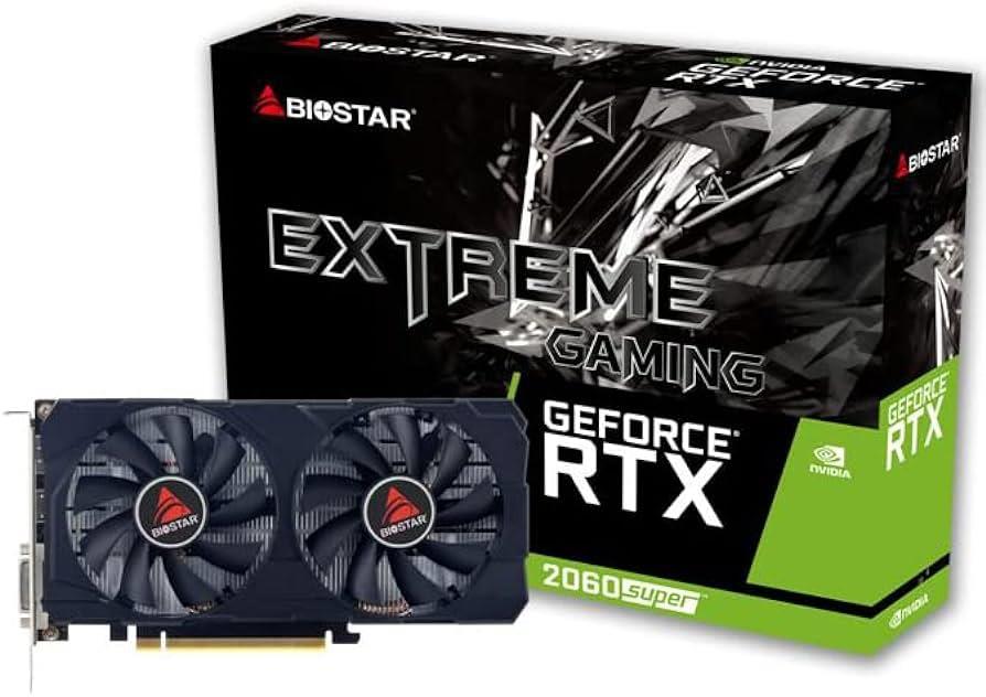 BIOSTAR NVIDIA GeForce RTX 2060 SUPER 8 GB GDDR6