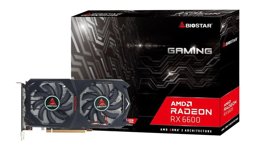 BIOSTAR AMD Radeon RX 6600 8 GB GDDR6