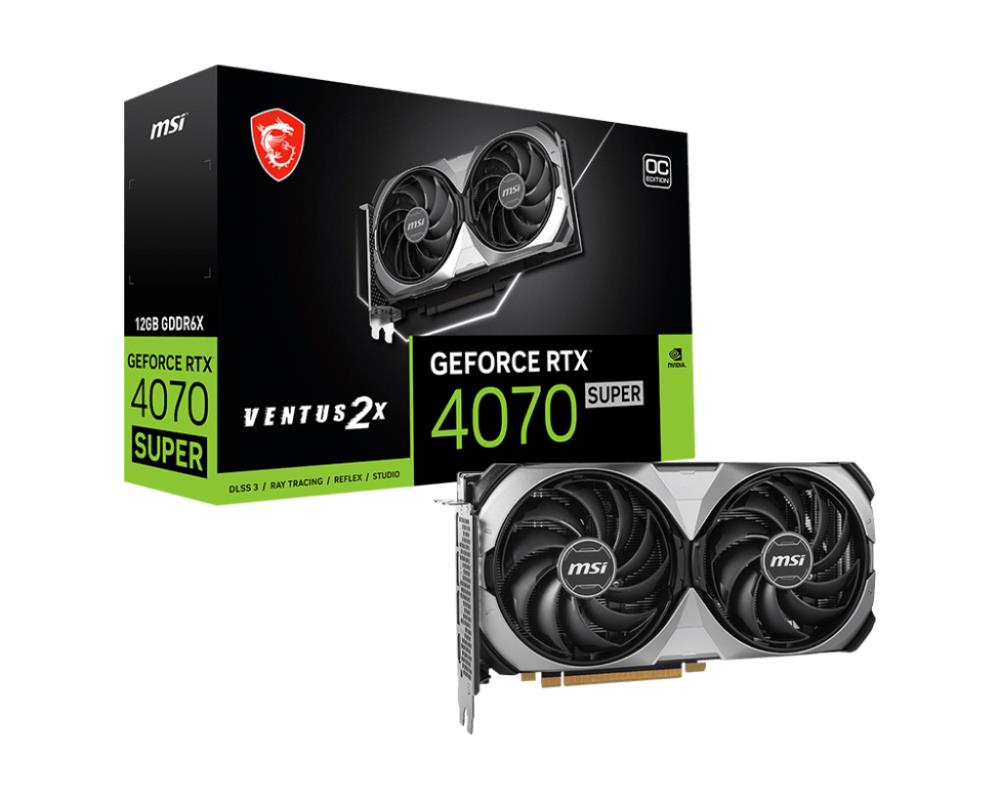 MSI NVIDIA GeForce RTX 4070 SUPER 12 GB GDDR6X