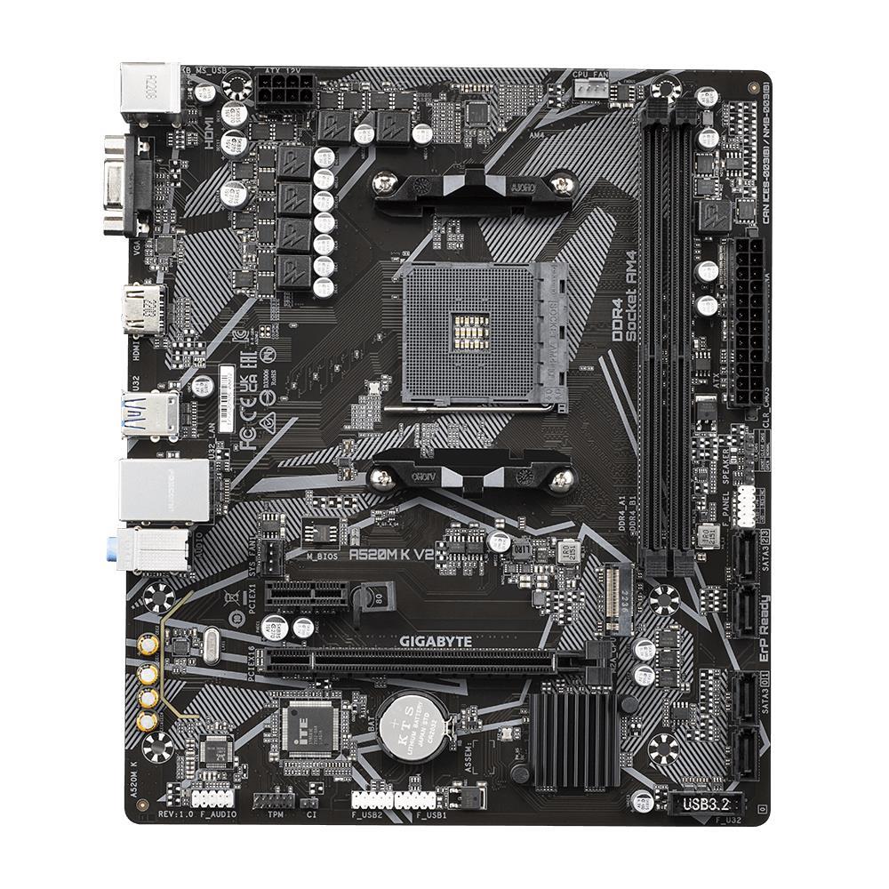 GIGABYTE AMD A520 SAM4 Micro-ATX