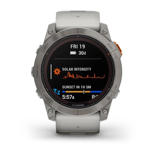 SMARTWATCH FENIX 7X PRO SOLAR/GRY/ORANGE 010-02778-15 GARMIN