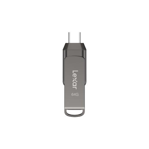 MEMORY DRIVE FLASH USB3.1 64GB/D400 LJDD400064G-BNQNG LEXAR