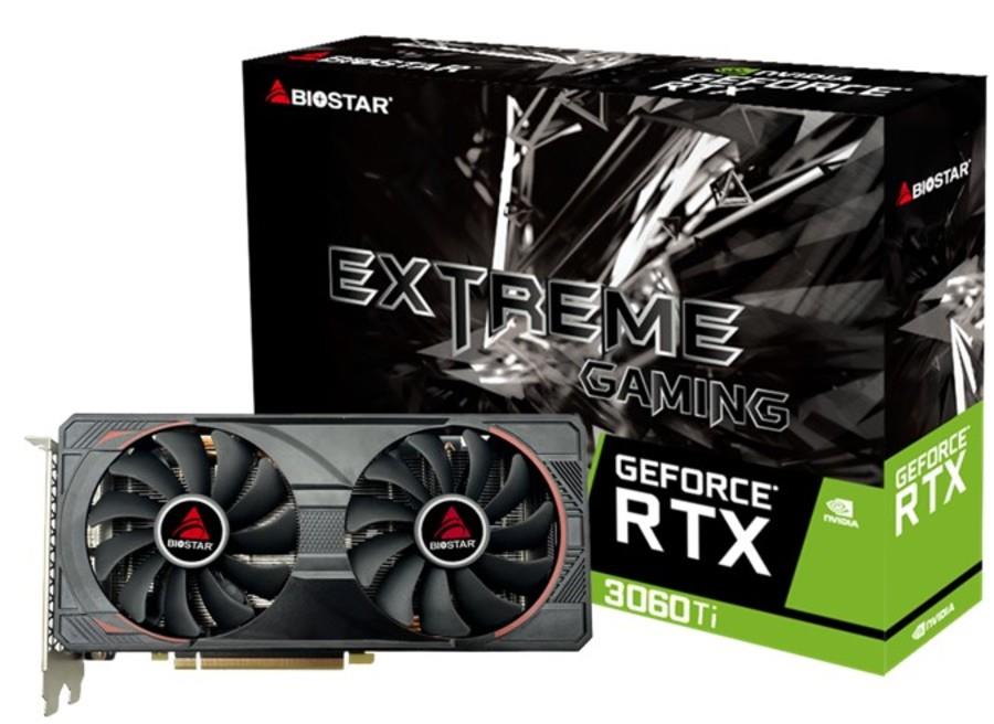 BIOSTAR NVIDIA GeForce RTX 3060 Ti 8 GB GDDR6