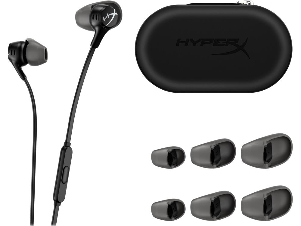 HEADSET HYPERX CLOUD EARBUDS/II BLK 70N24AA HYPERX