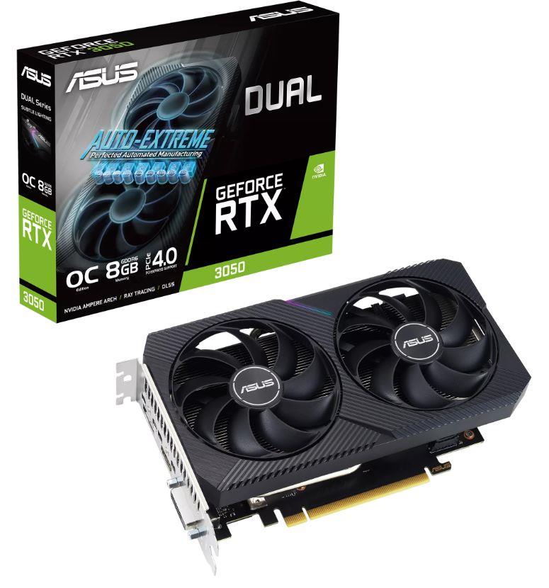 ASUS NVIDIA GeForce RTX 3050 8 GB GDDR6