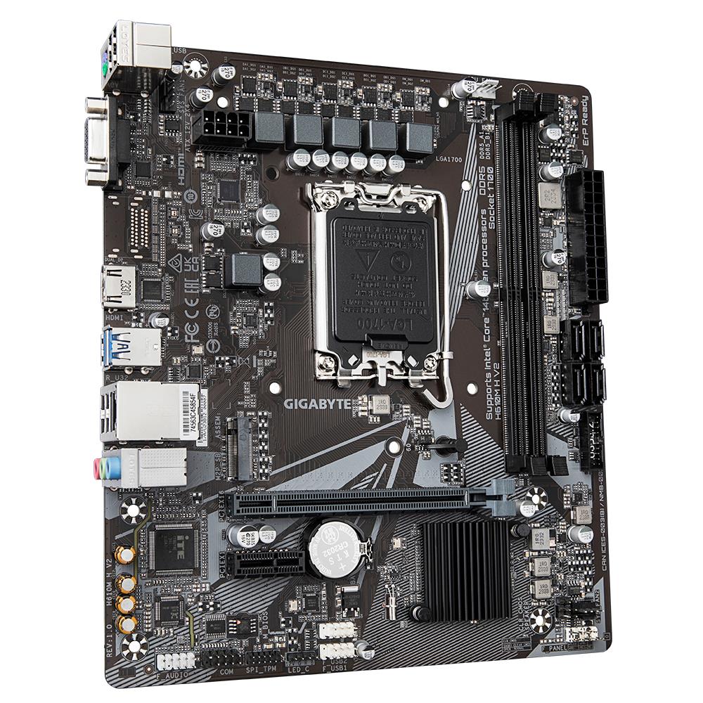 GIGABYTE Intel H610 LGA1700 Micro-ATX