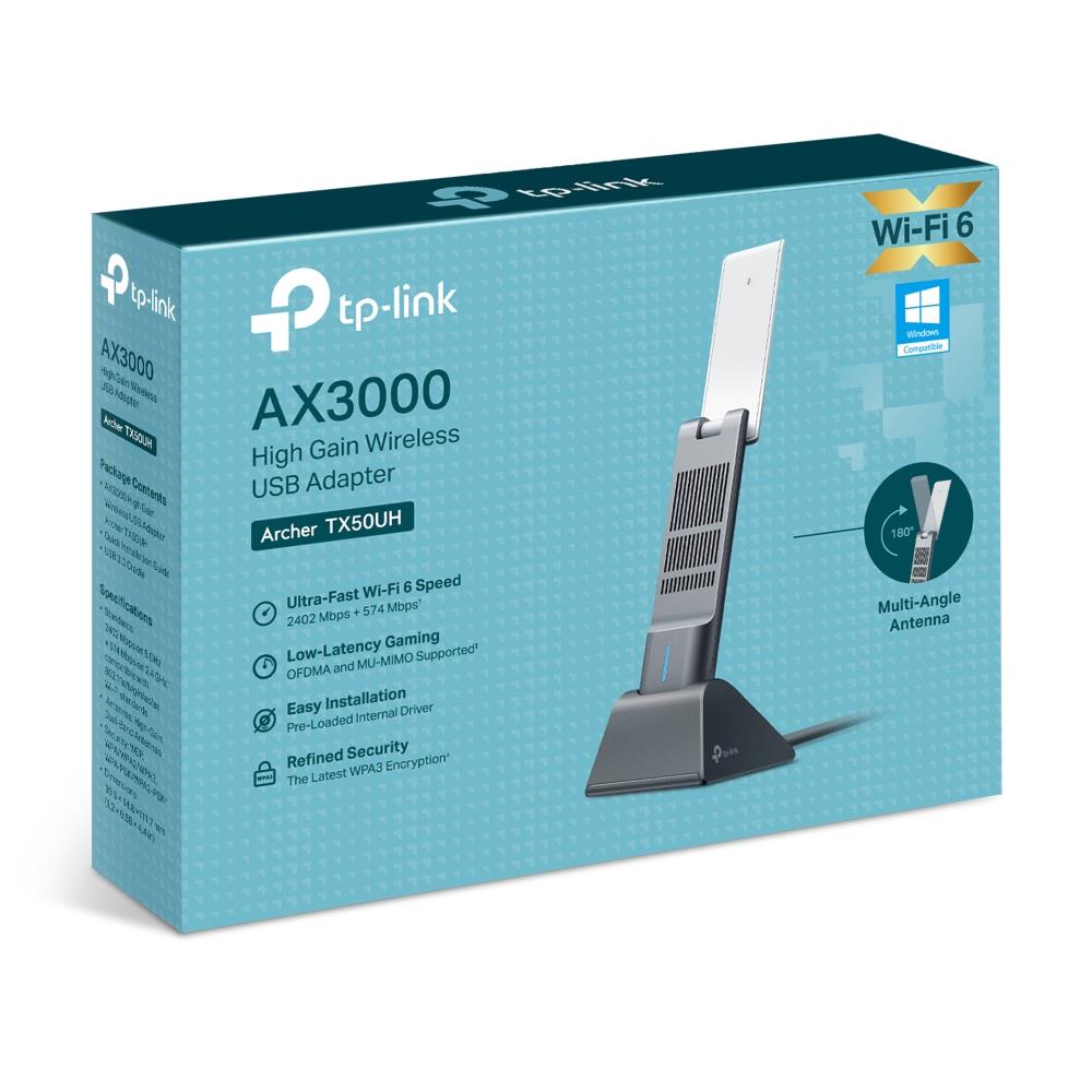 WRL ADAPTER 3000MBPS USB/ARCHER TX50UH TP-LINK
