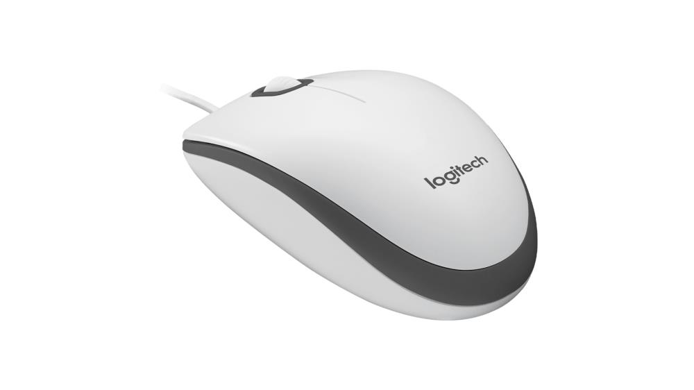 MOUSE USB OPTICAL M100/WHITE 910-006764 LOGITECH