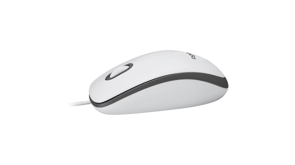 MOUSE USB OPTICAL M100/WHITE 910-006764 LOGITECH