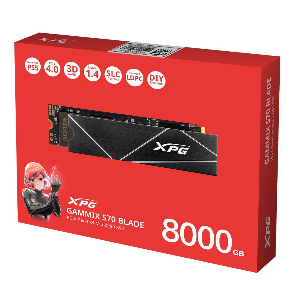 ADATA XPG GAMMIX S70 BLADE 8TB M.2