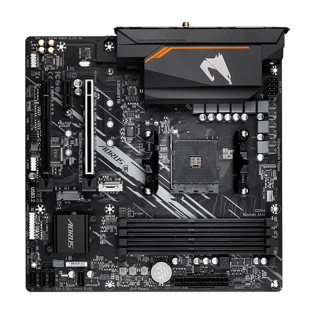 GIGABYTE AMD B550 SAM4 Micro-ATX